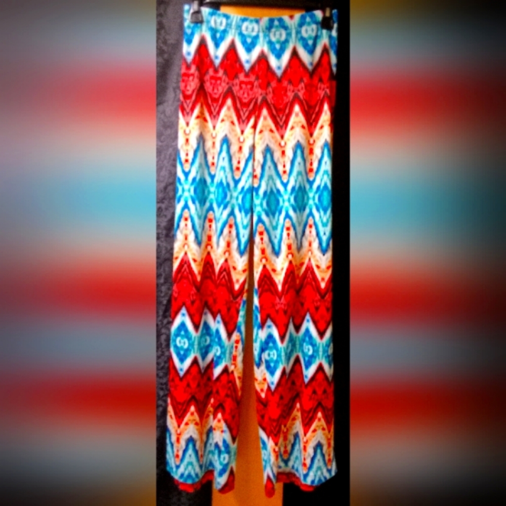 Woman's multi purpose pants... With vibrant colors..